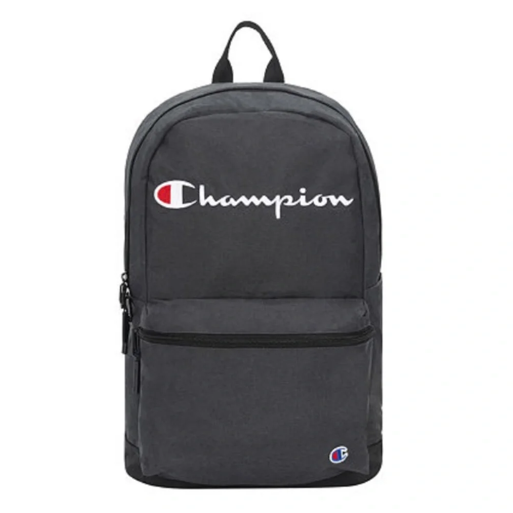 Champion Momentum Backpack in Heather with blue lining - ultimate durability NEW